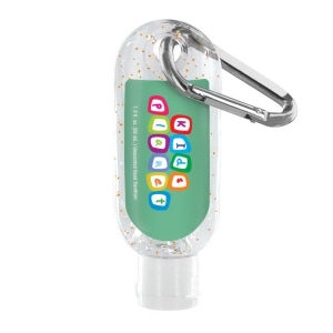 1.9 oz. Moisture Bead Sanitizer w/ Carabiner